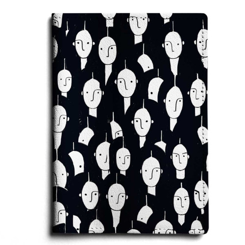 Обложка для паспорта, PAS1 «Black faces»