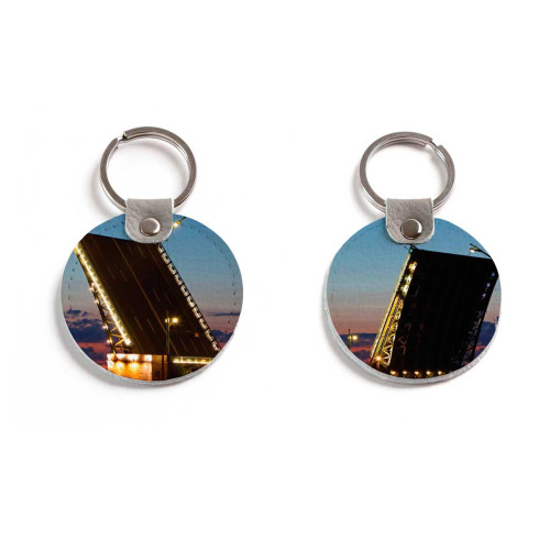 Брелок (Круглый) TRI4 «Мосты»
