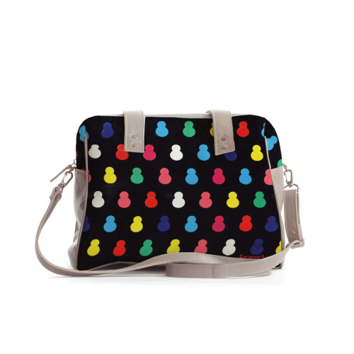 Сумка на плечо BAG5 «Черные матрешки»