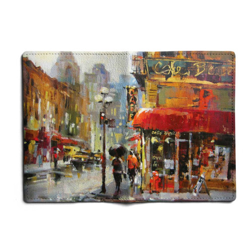 Обложка для паспорта, PAS1 «Street café»