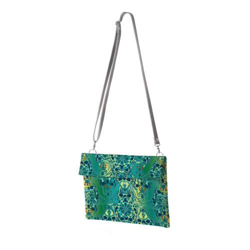 Клатч, кросс-боди KHL4 «Мозаика оливковая»