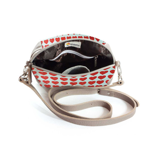 Сумка кросс-боди BAG6 «Сердечки»