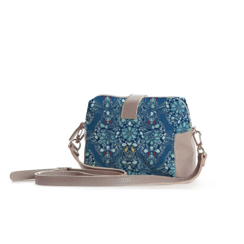 Сумка кросс-боди BAG6 «Мозаика голубая»