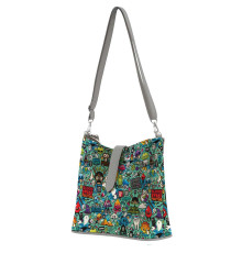 Сумка на плечо BG12 «Colored drawings»