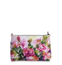 Сумка шолдер, BAG3 «Watercolor flowers in vase»