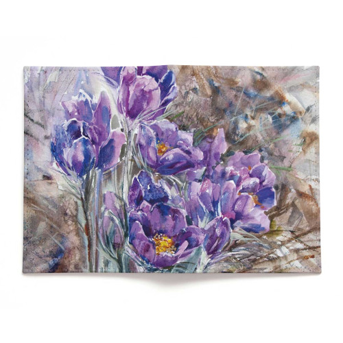 Обложка для паспорта, PAS2 «На опушке расцвела сон-трава»