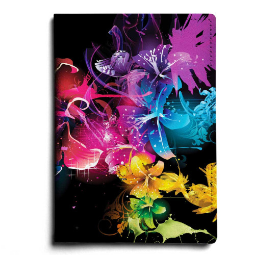 Обложка для автодокументов, AUT1 «Flowers»