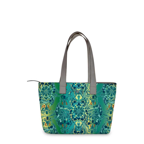 Сумка тоут, BAG2 «Мозаика оливковая»