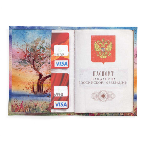 Обложка для паспорта, PAS2 «Wood»