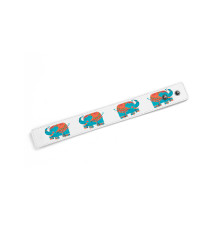 Браслет широкий, BRA2 «Blue elephant»