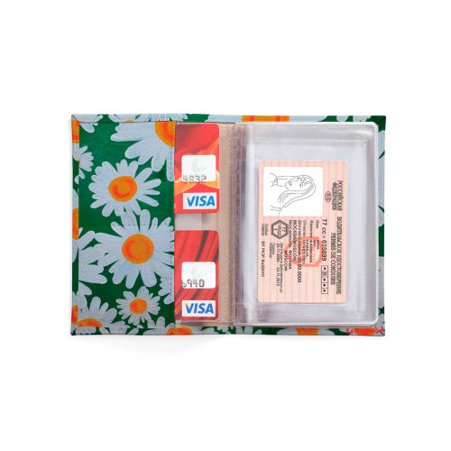 Обложка для автодокументов, AUT2 «Ромашки 5»