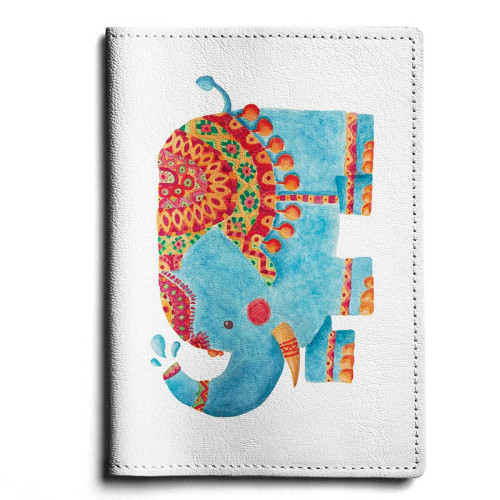 Обложка для паспорта, PAS1 «Blue elephant»