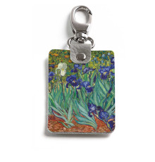 Брелок (Прямоугольный ) TRI1 «Vincent van Gogh  Irises»