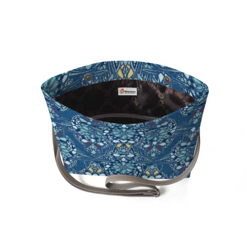 Клатч, кросс-боди KHL4 «Мозаика голубая»