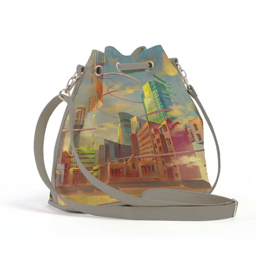 Сумка на плечо BG16 «Мальчик и велосипед»