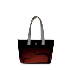 Сумка тоут, BAG2 «Кот на ветке»