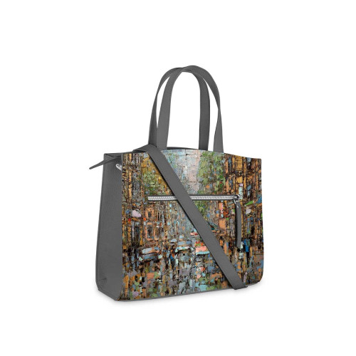 Сумка на руку, BG91 «Летний день на петербургской улице»