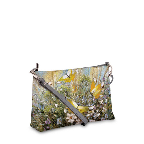 Сумка шолдер, BAG3 «Полет над цветами и травами»