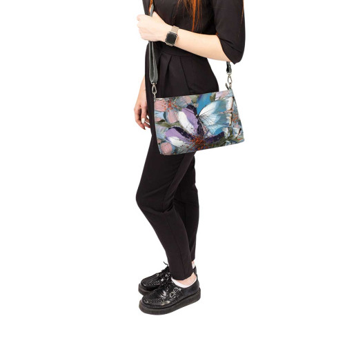 Сумка шолдер, BAG3 «Бабочки 8»