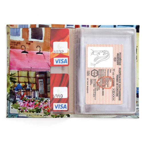 Обложка для автодокументов, AUT2 «Coffee shop»