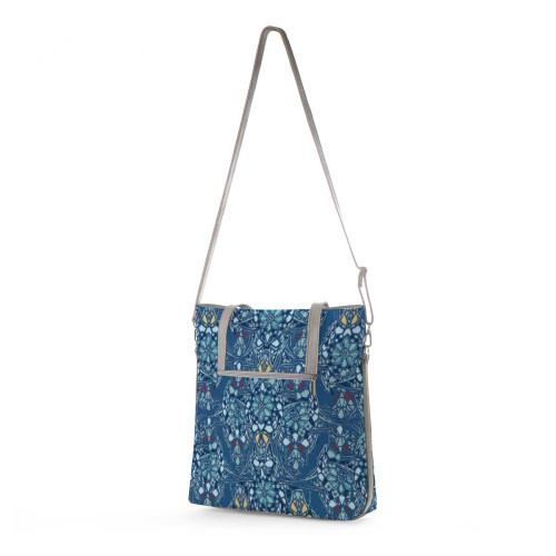 Сумка тоут BAG9 «Мозаика голубая»