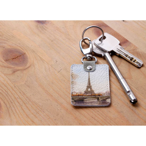 Брелок (Прямоугольный ) TRI1 «Paris»