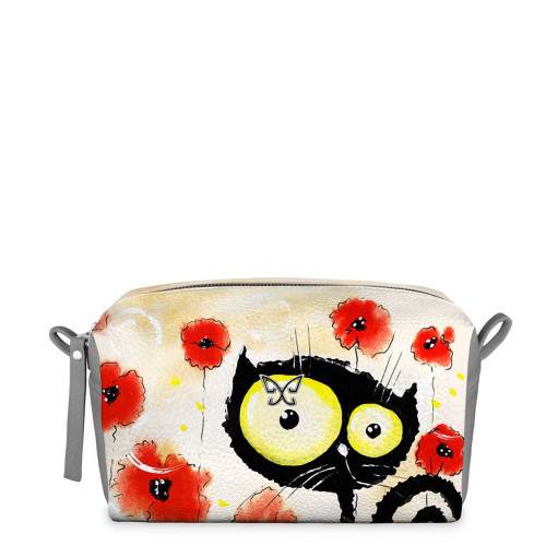 Косметичка, KOS3 «Flower cat»