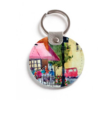 Брелок (Круглый) TRI4 «Coffee shop»