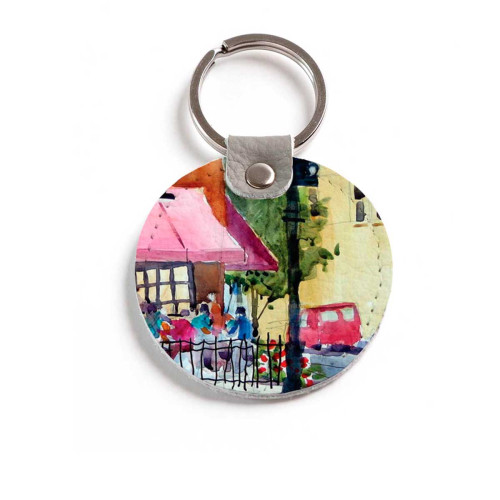 Брелок (Круглый) TRI4 «Coffee shop»