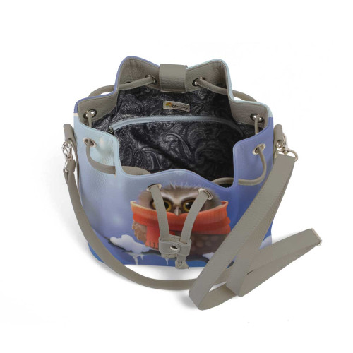 Сумка на плечо BG16 «Owl in scarf»