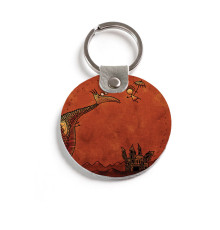 Брелок (Круглый) TRI4 «Барышня и дракон»