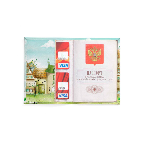 Обложка для автодокументов, AUT2 «Игрушечный город»