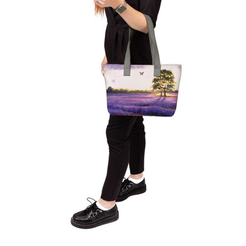 Сумка тоут, BAG2 «Лавандовые поля Франции»