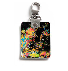 Брелок (Прямоугольный ) TRI1 «Burst of Color»