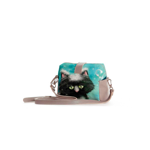 Сумка кросс-боди BAG6 «Snow cat»