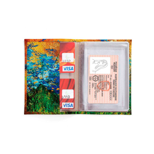 Обложка для автодокументов, AUT2 «Васильки»