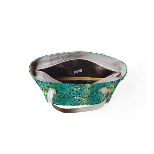 Сумка тоут BAG9 «Мозаика оливковая»