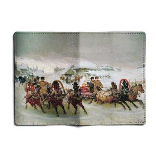 Обложка для автодокументов, AUT1 «Russian Winter»