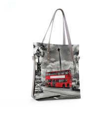 Сумка тоут BAG9 «London bus»