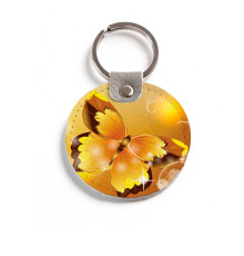 Брелок (Круглый) TRI4 «Бабочка 8»