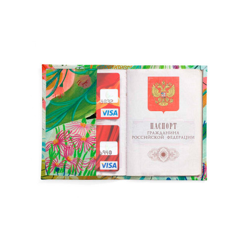 Обложка для автодокументов, AUT2 «Flower»