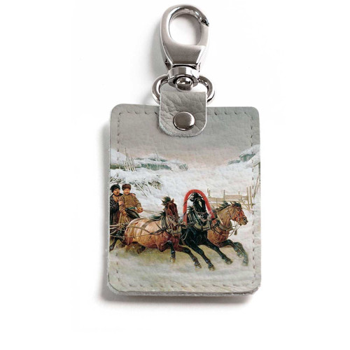 Брелок (Прямоугольный ) TRI1 «Russian Winter»