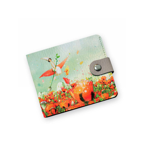 Кошелек мини PRS8 «Маки»