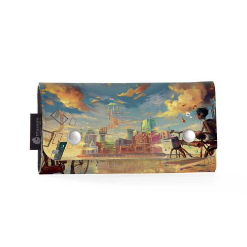 Ключница KEY3 «Мальчик и велосипед»