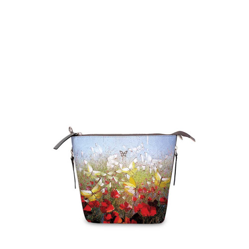 Сумка кросс-боди BAG8 «Полет над маковым полем»