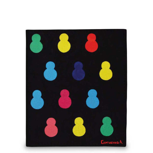 Кошелек мини PR17 «Черные матрешки»