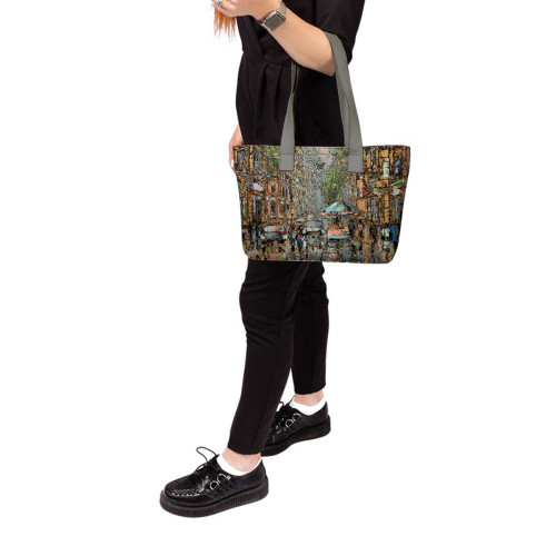 Сумка тоут, BAG2 «Летний день на петербургской улице»