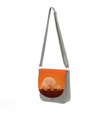 Сумка кросс-боди BG10 «Слоны оранжевые»