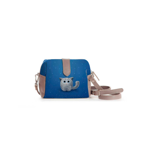 Сумка кросс-боди BAG6 «Snow leopard»