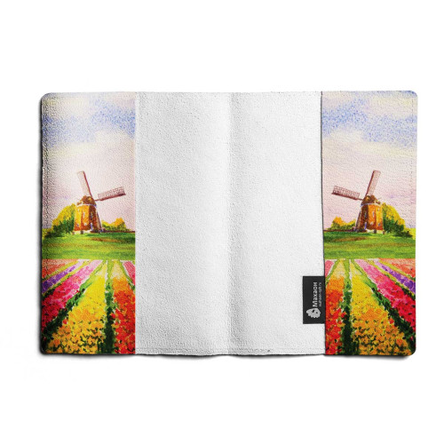 Обложка для паспорта, PAS1 «Поля тюльпанов Голландия»